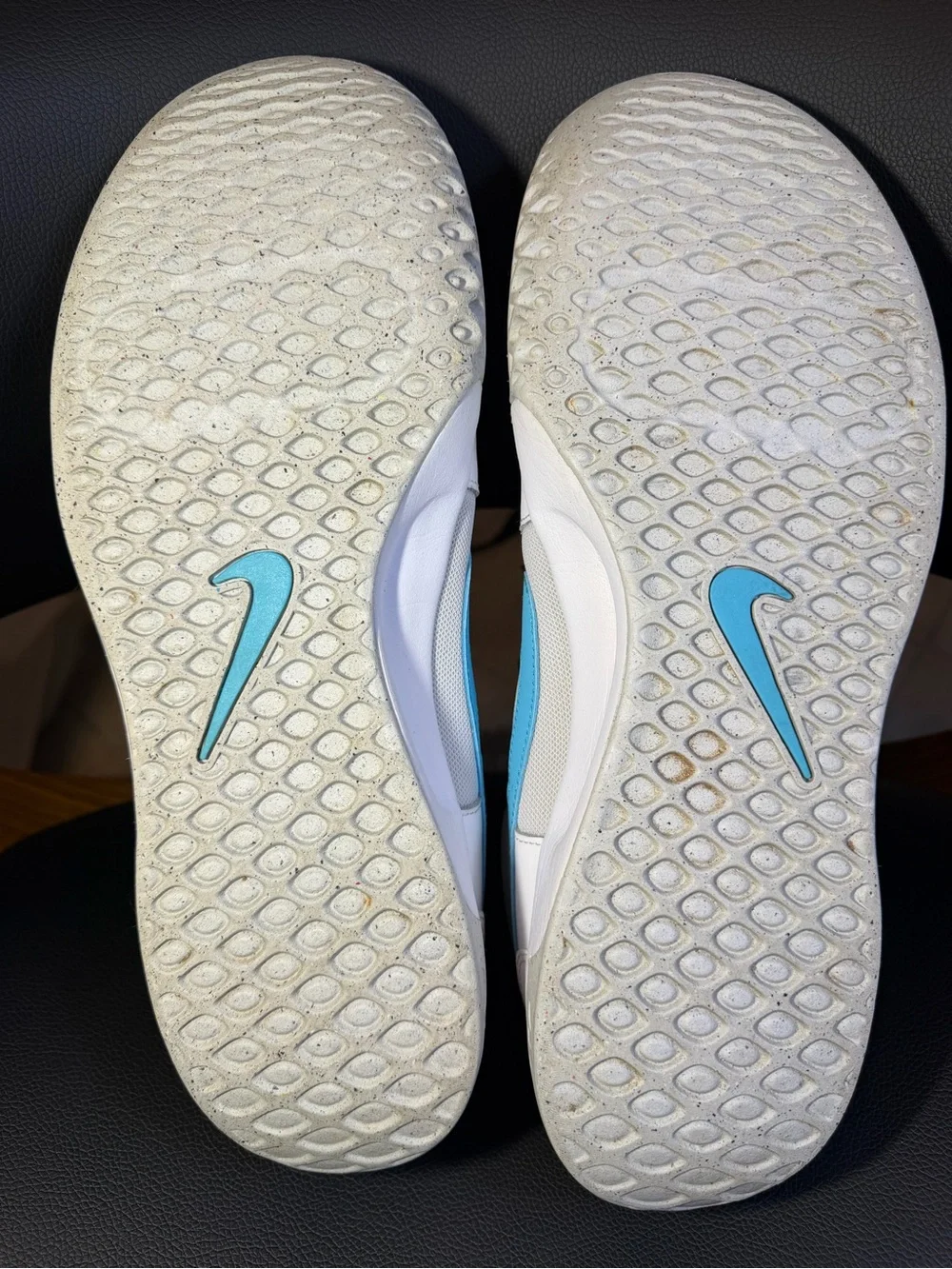 Men's Nike Zoom Court Lite 3 White/Baltic Blue-Photon Dust (DV3258 100) - SZ 13